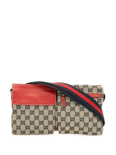Gucci Pre-Owned поясная сумка Shelly Line