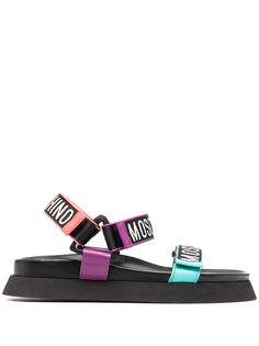 Moschino сандалии с логотипом