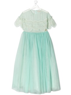 ELIE SAAB JUNIOR платье с тюлем