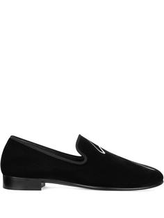 Giuseppe Zanotti бархатные лоферы G-Lewis