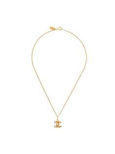 Chanel Pre-Owned колье с подвеской-логотипом CC