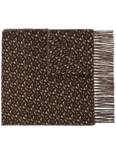 Burberry кашемировый шарф с узором