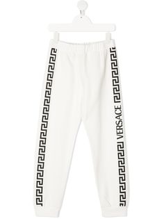 Versace Kids спортивные брюки с логотипом