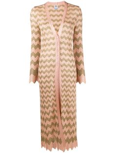 M Missoni кардиган с узором зигзаг