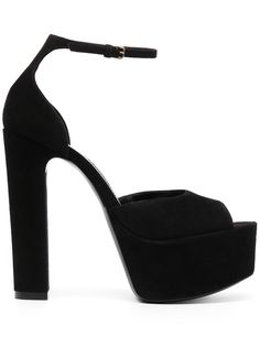 Saint Laurent босоножки Jodie 140 на платформе