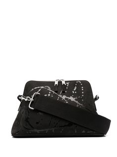 Maison Margiela paint-splattered shoulder bag