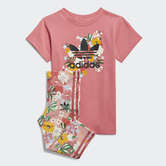 Комплект: платье-футболка и леггинсы HER Studio London adidas Originals