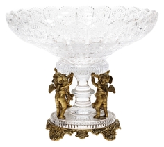 Чаша для фруктов (glasar) прозрачный 35.0x29.0x35.0 см. ГЛАСАР