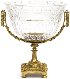 Чаша для фруктов (glasar) прозрачный 26.0x30.0x30.0 см. ГЛАСАР