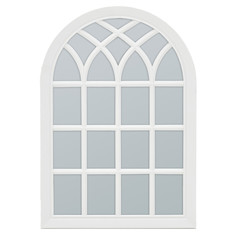 Декор настенный-зеркало scold (to4rooms) белый 10.0x50.0x35.0 см.