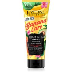 EVELINE Шампунь для волос BANANA CARE food for hair интенсивное восстановление