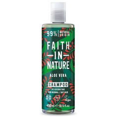 Шампунь для волос FAITH IN NATURE увлажняющий с соком алоэ веры (для нормальных и сухих волос)
