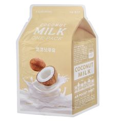 Маска для лица APIEU кокос (с молочными протеинами) A'pieu