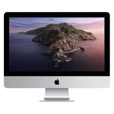 Моноблок Apple iMac MHK23RU/A, 21.5", Intel Core i3 8100B, 8ГБ, 256ГБ SSD, AMD Radeon Pro 555X - 2048 Мб, macOS, серебристый и черный