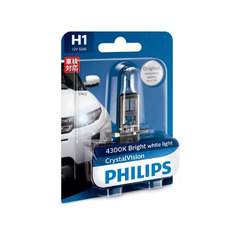 Лампа автомобильная галогенная Philips 12258CVB1, H1, 12В, 55Вт, 1шт