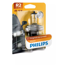 Лампа автомобильная галогенная Philips 12475B1, HR2, 12В, 45Вт, 1шт