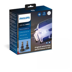 Лампа автомобильная светодиодная Philips 11012U90CWX2, HIR2, 12/24В, 20Вт, 5800К, 2шт