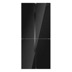Холодильник MAUNFELD MFF182NFB двухкамерный черный