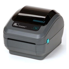 Термопринтер Zebra DT GK420d (для печ.накл.) стационарный черный Зебра