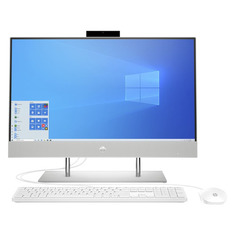Моноблок HP 24-dp0020ur, 23.8", Intel Core i7 1065 G7, 8ГБ, 512ГБ SSD, NVIDIA GeForce MX330 - 2048 Мб, Windows 10, серебристый [14q23ea]