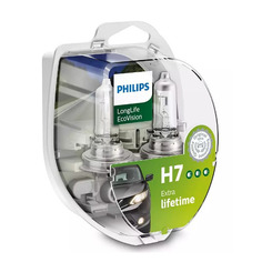 Лампа автомобильная галогенная Philips 12972LLECOS2, H7, 12В, 55Вт, 2шт