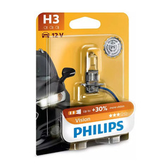 Лампа автомобильная галогенная Philips 12336PRB1, H3, 12В, 55Вт, 1шт