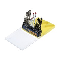 Набор сверл комбинированный тундра, цилиндрический хвостовик, 4-5-6-8-10 мм, 15 шт. Tundra