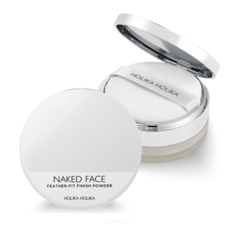 Domix, Рассыпчатая пудра Naked Face Feather-Fit Finish Powder, бежевый, 7 г Holika Holika