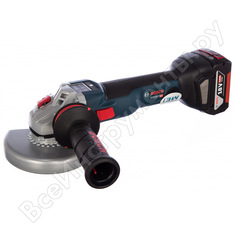 Аккумуляторная углошлифмашина bosch gws 18v-10 sc 0.601.9g3.40d