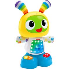 Интерактивный робот Fisher-Price Бибо цвет: желтый/белый/голубой