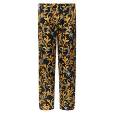 Шелковые домашние брюки Versace