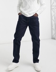 Выбеленные узкие джинсы цвета индиго Threadbare-Голубой
