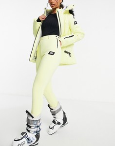 Лыжные брюки скинни со штрипками ASOS 4505-Желтый