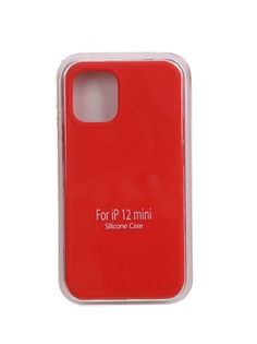 Чехол Krutoff для APPLE iPhone 12 Mini Silicone Case Red 11029