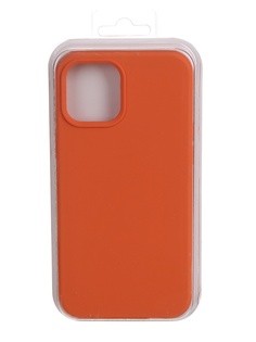 Чехол Krutoff для APPLE iPhone 12 Pro Max Silicone Case Orange 11149