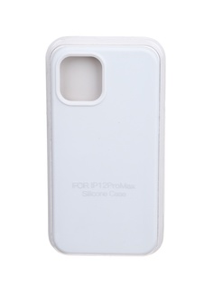 Чехол Krutoff для APPLE iPhone 12 Pro Max Silicone Case White 11151
