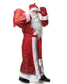 Костюм карнавальный Артэ-Грим Дед Мороз волшебный 50-52 размер