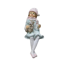 Фигурка декоративная Royal gifts Девочка с мишкой 18 см