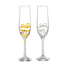 Набор бокалов для шампанского Виола 190 мл 2 шт Bohemia Crystall