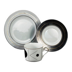 Чайная пара Cmielow Art Deco 250 мл с тарелками G845