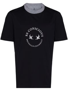 Brunello Cucinelli футболка с логотипом
