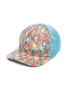 Gucci Kids бейсболка с принтом и узором GG