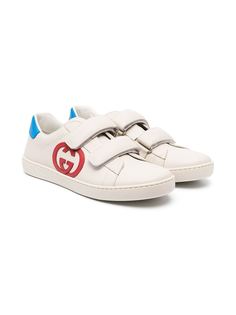 Gucci Kids кроссовки Ace на липучках
