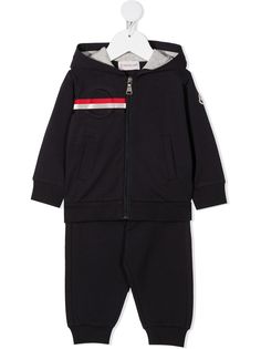 Moncler Enfant спортивный костюм с нашивкой-логотипом