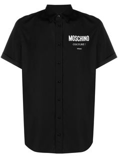 Moschino рубашка с логотипом
