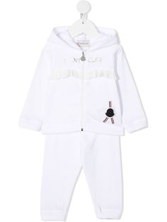 Moncler Enfant спортивный костюм с нашивкой-логотипом