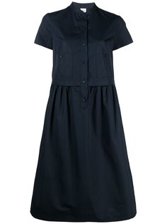 Aspesi поплиновое платье-рубашка