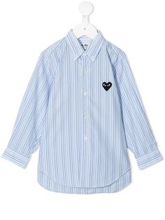 Comme Des Garçons Play Kids рубашка в полоску