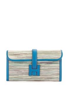 Hermès клатч pre-owned с принтом Jige Vibrato Hermes