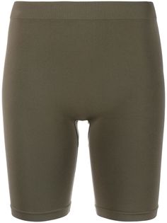 Helmut Lang облегающие шорты с завышенной талией